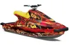 Yamaha Wave Blaster Jet Ski Graphic Kit - 1993-1996 Firestorm Red