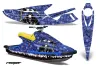 Yamaha Wave Blaster Jet Ski Graphic Kit - 1993-1996 Reaper Blue