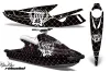 Yamaha Wave Blaster Jet Ski Graphic Kit - 1993-1996 Silver Star - Reloaded Black