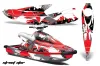 Yamaha Wave Blaster Jet Ski Graphic Kit - 1993-1996 Street Star Red