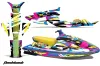 Yamaha Wave Raider Jet Ski Graphic Kit - 1994-1996 Flashback