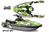 Yamaha Wave Runner 3 Jet Ski Graphic Kit - 1991-1996 Street Star Green