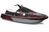 Yamaha Wave Runner 3 Jet Ski Graphic Kit - 1991-1996 Widow Maker Red
