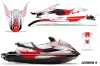 Yamaha Wave Runner GP 1800 Jet Ski Graphic Kit 2017 Carbon X Red