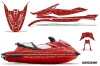 Yamaha Wave Runner GP 1800 Jet Ski Graphic Kit 2017 Digi Camo Red