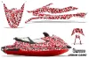Yamaha Wave Runner GP 1800 Jet Ski Graphic Kit 2017 Morning Wood - Urban Camo Red