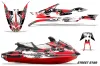 Yamaha Wave Runner GP 1800 Jet Ski Graphic Kit 2017 Street Star Red