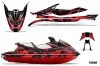 Yamaha Wave Runner GP 1800 Jet Ski Graphic Kit 2017 Tribe Red