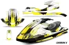 Yamaha Wave Runner Jet Ski Graphic Kit 2002-2005 Carbon X Yellow