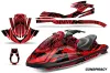 Yamaha Wave Runner Jet Ski Graphic Kit 2002-2005 Conspiracy Red