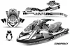 Yamaha Wave Runner Jet Ski Graphic Kit 2002-2005 Conspiracy White