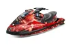Yamaha Wave Runner Jet Ski Graphic Kit 2002-2005 Mad Hatter Red