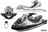 Yamaha Wave Runner Jet Ski Graphic Kit 2002-2005 Reaper White