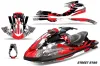 Yamaha Wave Runner Jet Ski Graphic Kit 2002-2005 Street Star Red