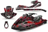 Yamaha Wave Runner Jet Ski Graphic Kit 2002-2005 Tune In Red