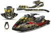 Yamaha Wave Runner Jet Ski Graphic Kit 2002-2005 Tune In Yellow