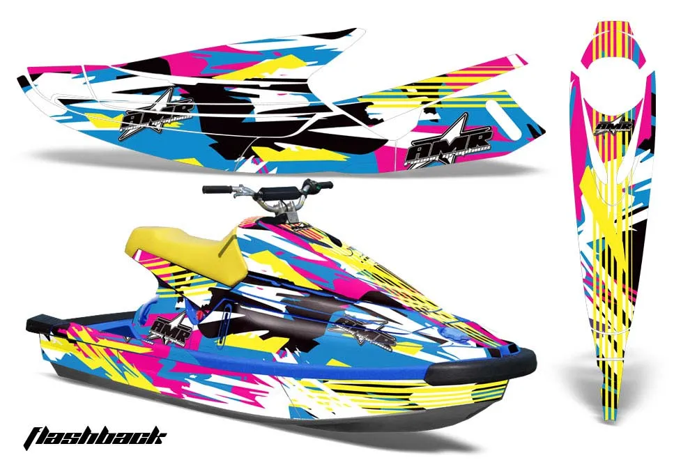 Yamaha Wave Blaster Jet Ski Graphic Kit - 1993-1996 Flashback