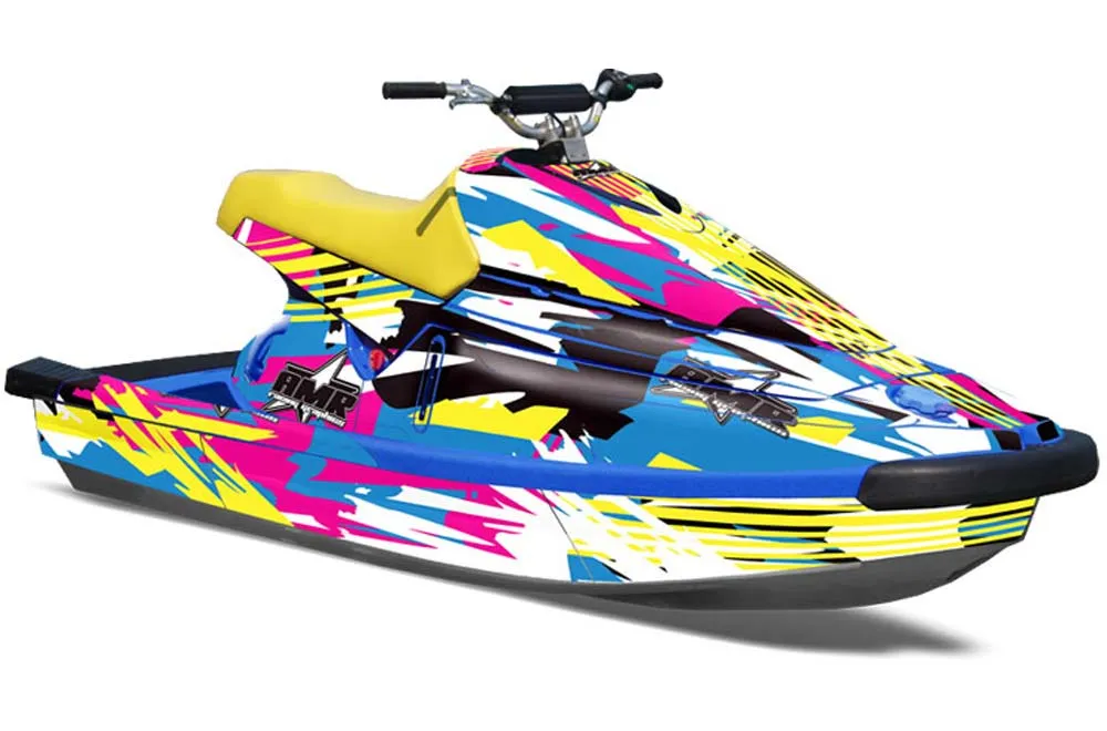 Yamaha Wave Blaster Jet Ski Graphic Kit - 1993-1996 Flashback