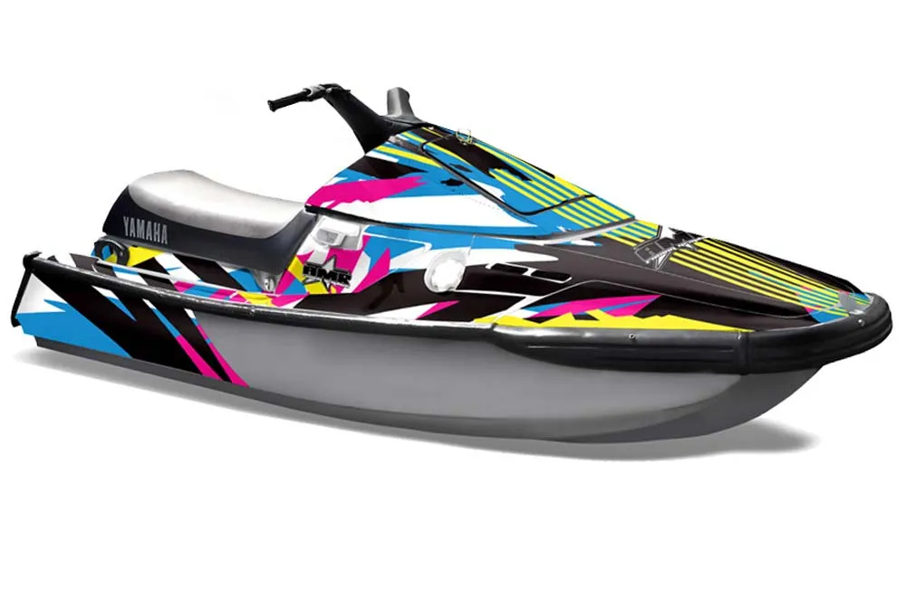 Yamaha Wave Runner 3 Jet Ski Graphic Kit - 1991-1996 Flashback