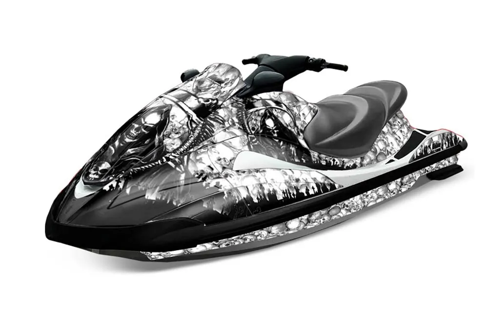 Yamaha Wave Runner Jet Ski Graphic Kit 2002-2005 Reaper White