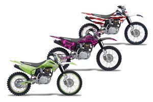 Honda CRF150 F Dirt Bike Custom Graphic Kit - 2003-2007