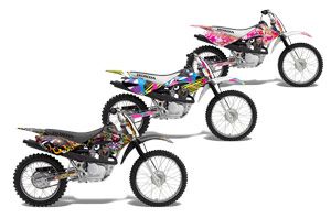 Honda CRF70 Dirt Bike Custom Graphic Kit - 2004-2015