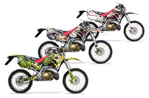 Honda CRM 250 AR Dirt Bike Custom Graphic Kit - 1989-1999