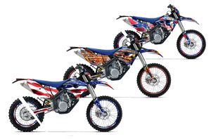 Husaberg FS / FE 450 Dirt Bike Custom Graphic Kit - 2009-2012