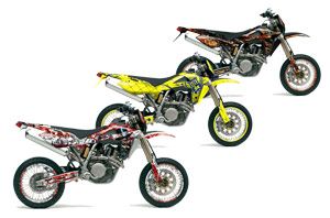 Husqvarna SM / SMR 450 / 530 Dirt Bike Custom Graphic Kit - 2005-2010