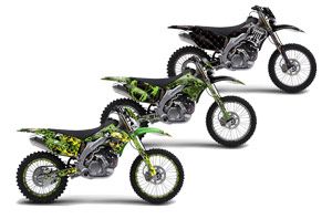 Kawasaki KLX450 Enduro Dirt Bike Custom Graphic Kit - 2008-2016