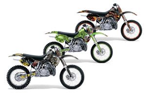 Kawasaki KX500 Dirt Bike Custom Graphic Kit - 1988-2004