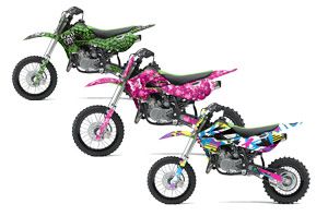 Kawasaki KX65 Dirt Bike Custom Graphic Kit - 2002-2018