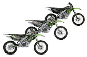 Kawasaki KXF450 Dirt Bike Custom Graphic Kit - 2006-2008