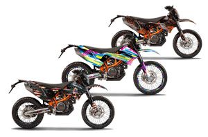 KTM Adventure 690 Enduro R Dirt Bike Custom Graphic Kit - 2012-2018