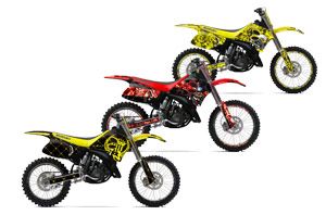 Suzuki RM 250 Dirt Bike Custom Graphic Kit - 1993-1995