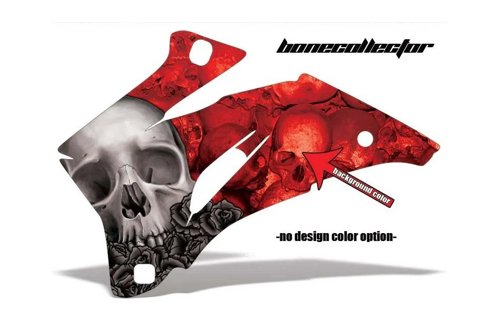 Bone Collector design shown on a set of graphic panels