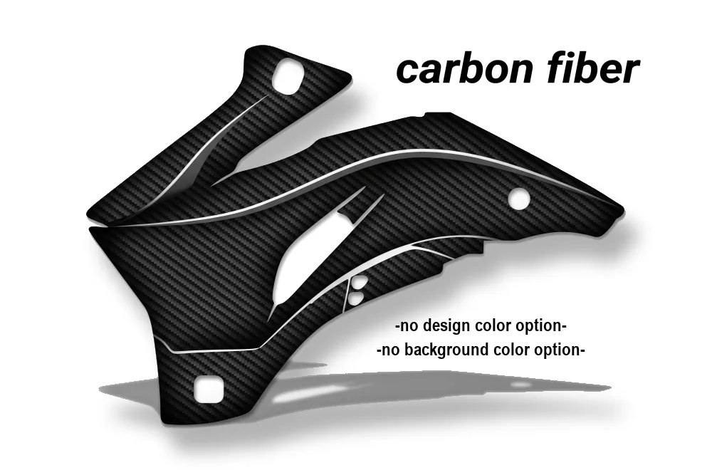 Carbon Fiber design shown on a set of graphic panels