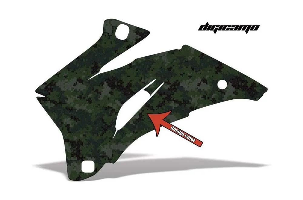 Digi Camo design shown on a set of graphic panels