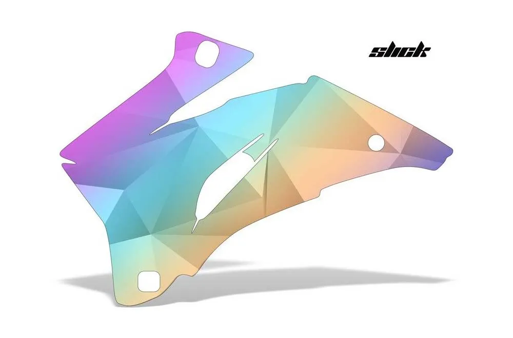 Slick design shown on a set of graphic panels