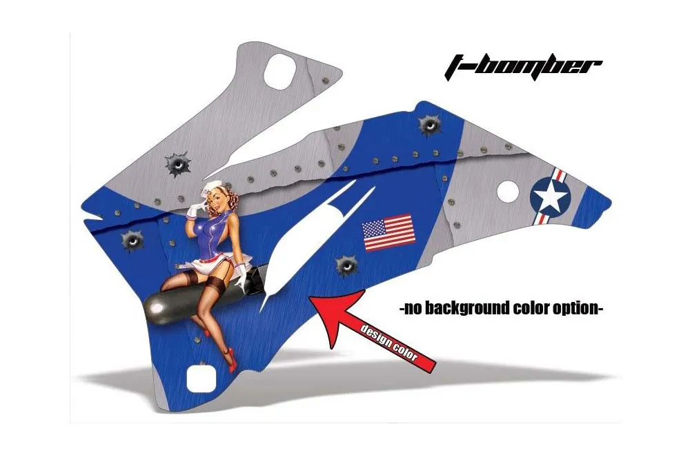 T-Bomber design shown on a set of graphic panels