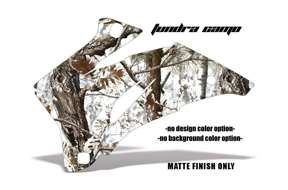 Tundra Camo design shown on a set of graphic panels