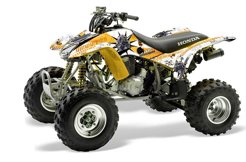 Honda TRX 400EX ATV Graphic Kit - 1999-2007 Toxicity Yellow