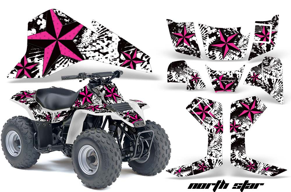 Suzuki QuadSport LT 80 ATV Graphic Kit - 1987-2006 Northstar Pink