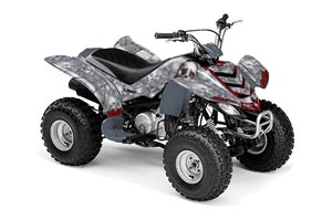 Yamaha Raptor 700 ATV Graphic Kit - 2006-2012 Reaper Black