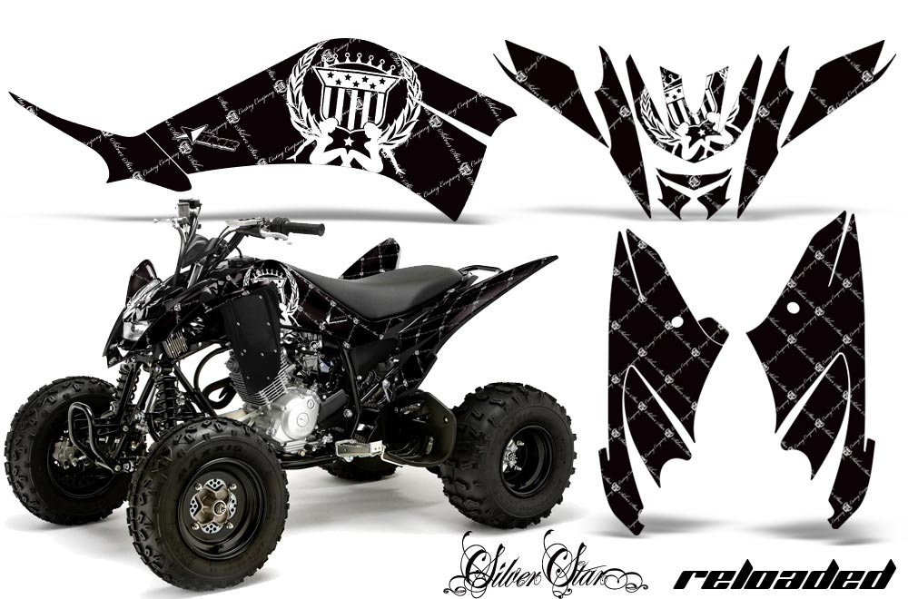 Yamaha Raptor 350 ATV Graphic Kit - 2004-2014 Reaper White